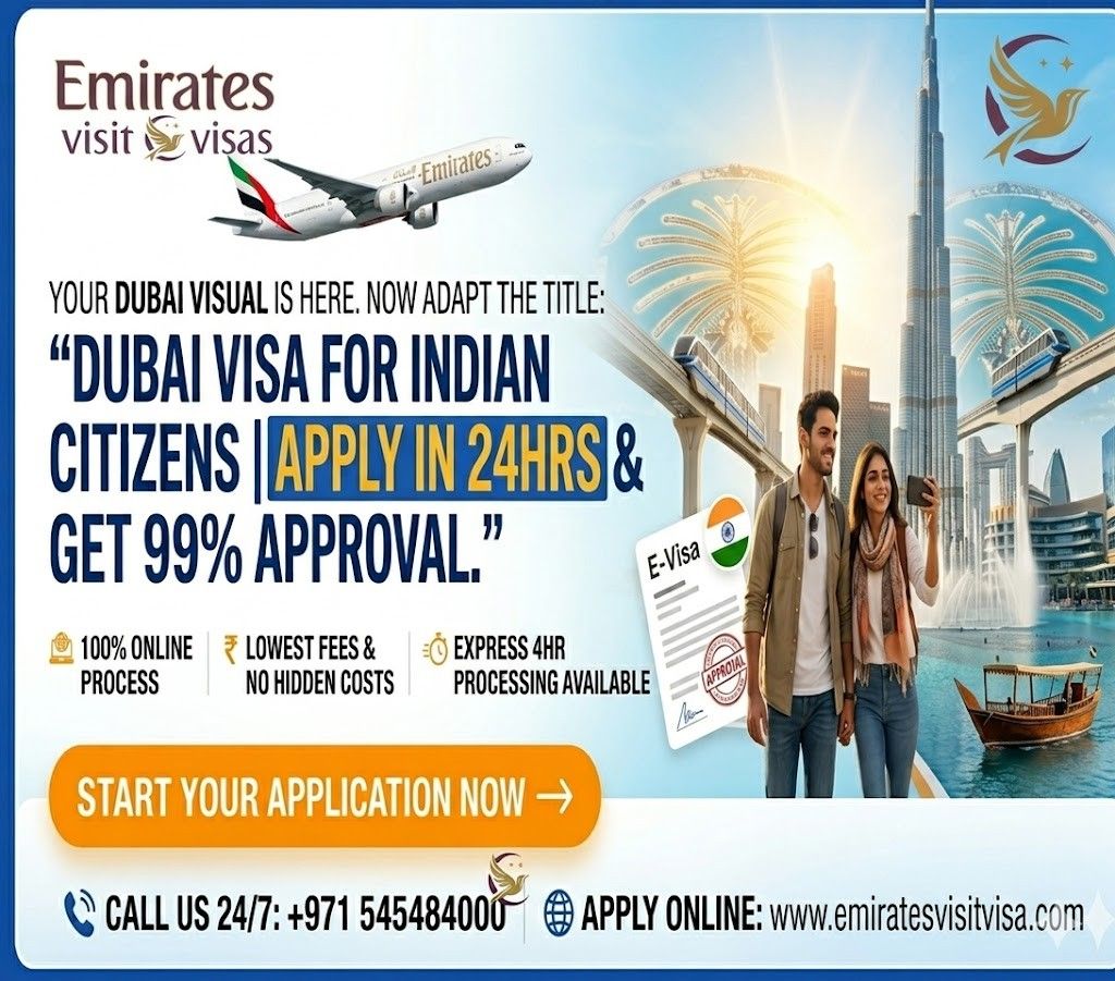 Comprehensive Guide to Dubai & UAE Visas for Indian Citizens: Apply Online with Emirates Visit Visa